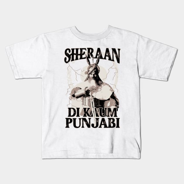 Descendant of warriors punjabi Kids T-Shirt by StayAnokh